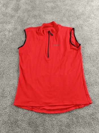 Gebrauchtes Giordana Maillot velo homme taille L - 25 4632 - sans manches - Rouge bike