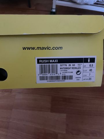 Used Mavic Rush Maxi Cycling Shoes
