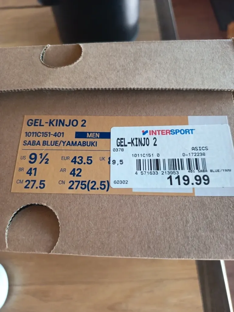 Brugt Orange Asics Baskets bike — billede 10 af 11
