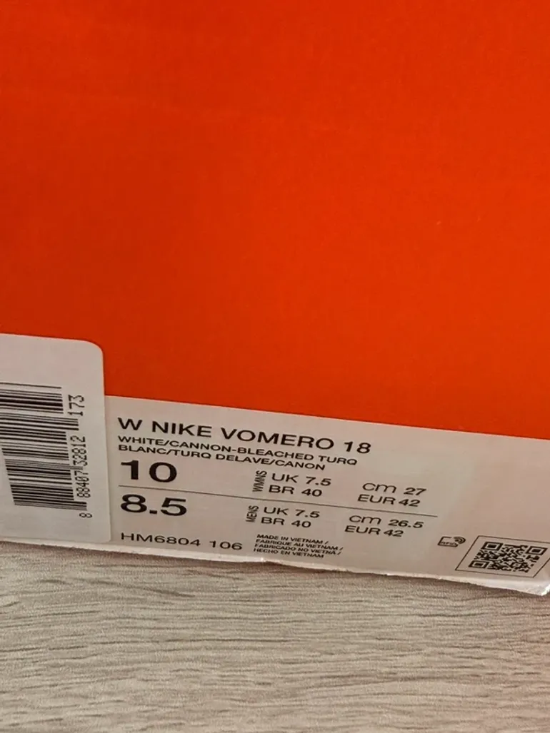 Used Nike Vomero 18 bike — image 6 of 6
