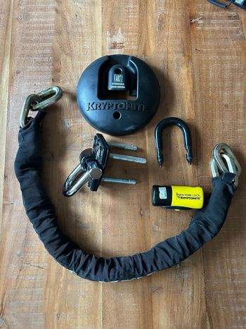 Used Kryptonite Wall-mounted lock bike