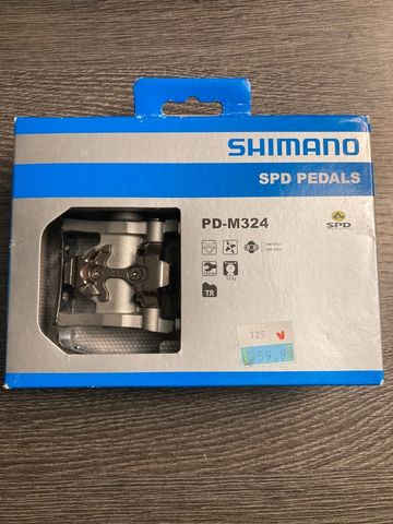 Käytetty Shimano Pedales mixtes PD-M324 Drivetrain & Pedals