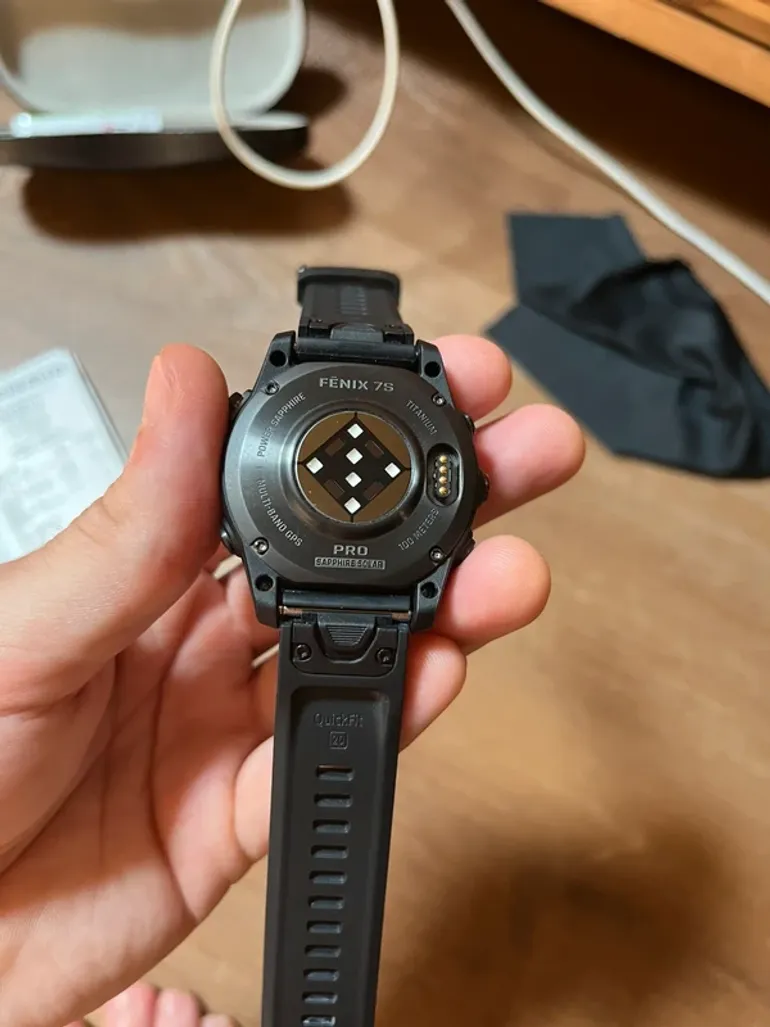 Gebrauchtes Garmin Fenix 7s Pro Solar Sapphire bike — Bild 7 von 14