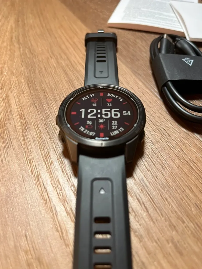 Gebrauchtes Garmin Fenix 7s Pro Solar Sapphire bike — Bild 5 von 14