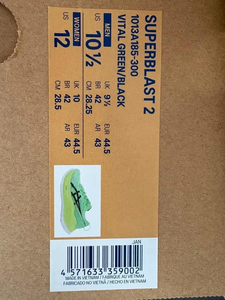 Käytetty Asics Superblast 2 bike — kuva 8 / 8