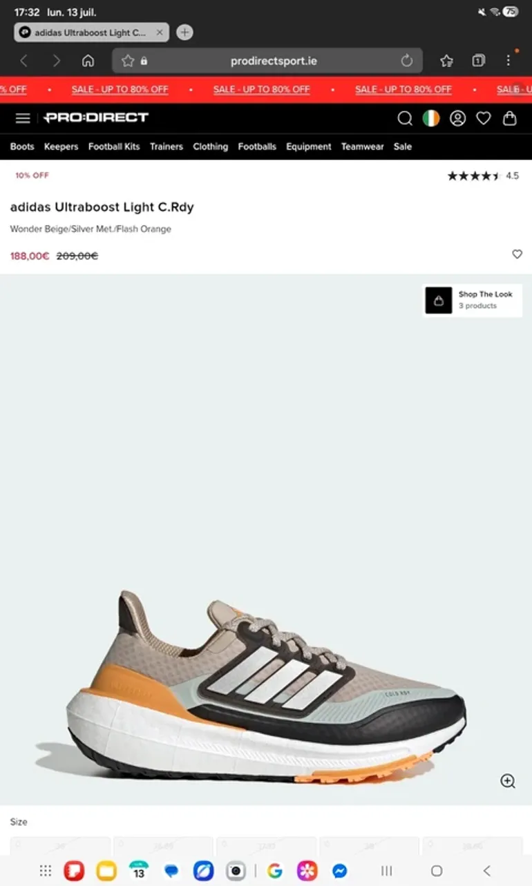Brugt Adidas Ultra Boost Light bike — billede 11 af 11