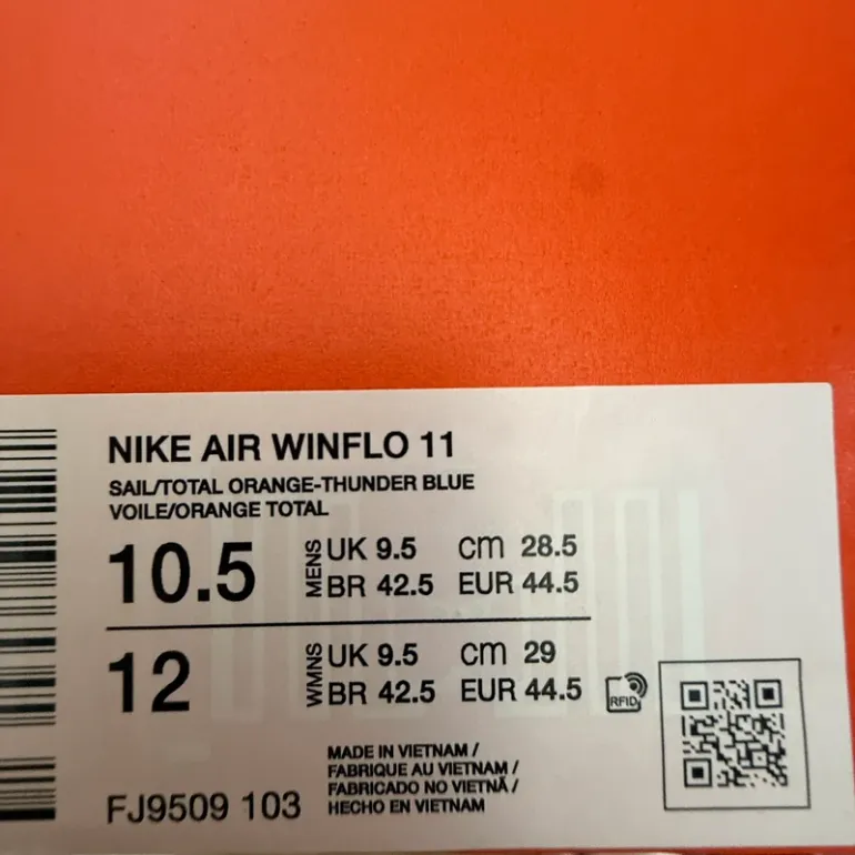 Brugt Orange Nike Air Winflo 11 bike — billede 10 af 10