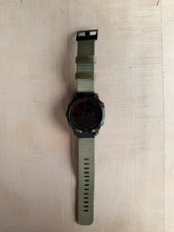 Used Garmin Fenix 7 Pro Solar bike