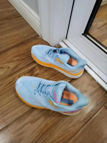 Used Hoka Shoes Light blue size 39 bike — image 4 of 4
