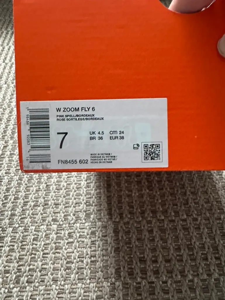 Brugt Nike Zoom Fly 6 bike — billede 6 af 6