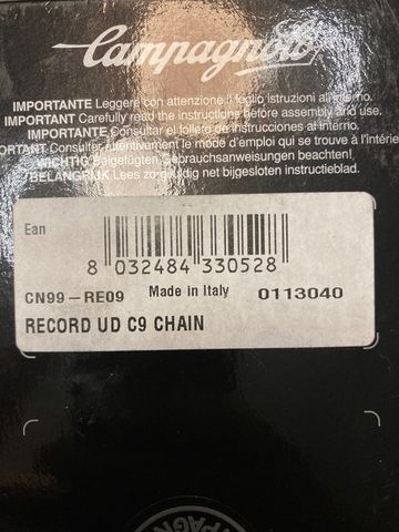Campagnolo Chaîne 9v Campagnolo Record bike usato — immagine 2 di 4