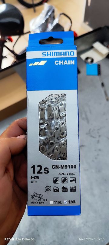 Brugt Shimano Chain dura ace m9100 2026 Drivetrain & Pedals