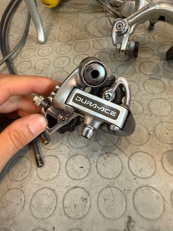 Used Shimano DURA-ACE 7400. 8v. COMPLETO CON RUOTE 7700. bike