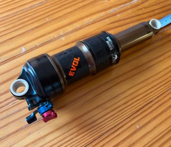 Fox Racing Float EVOL Factory Kashima 200 Remote Lock 3Pos Bumper MTB Shox bike de segunda mano