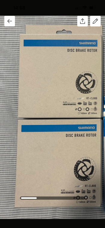 Used Shimano RT-CL800 Disc Brake Rotor 2026 bike