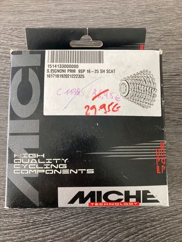 Cassette Miche 9v 16-25 Drivetrain & Pedals de segunda mano