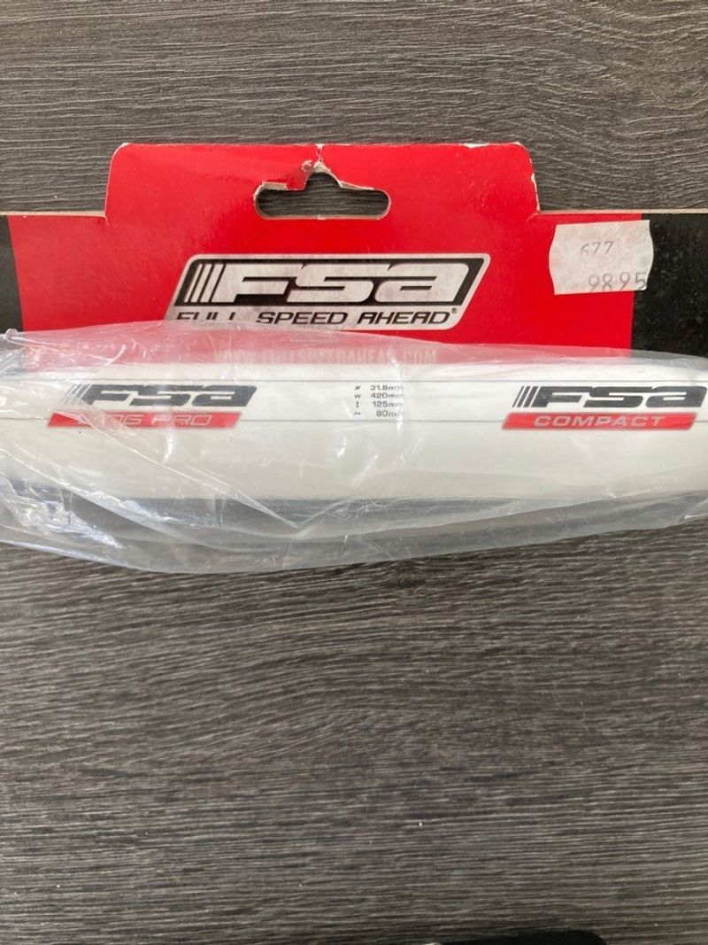 Fsa Cintre route blanc bike usato — immagine 6 di 6