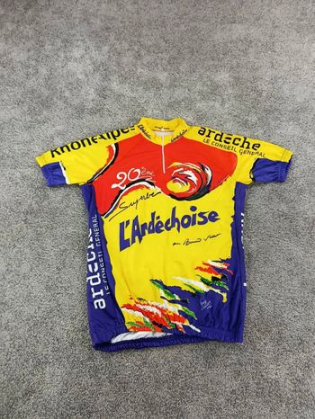 Używany anaeli maillot velo homme taille xl -92 7445 cyclisme route respirant L'Ardéchoise bike