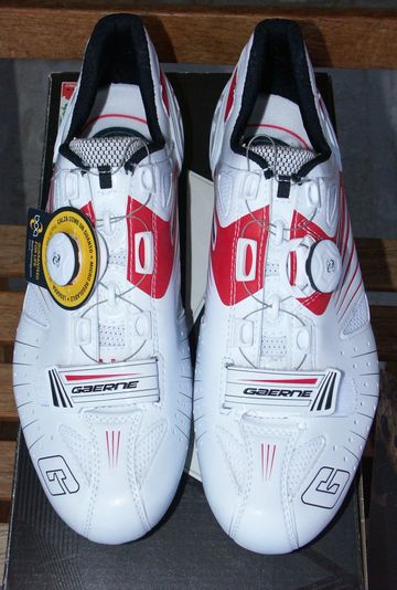 gaerne CHAUSSURES GAERNE COMPOSIT G-SPEED CARBON RED 43 NEUVES ! Cycling Shoes de segunda mano