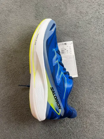 Käytetty Salomon Running Shoes blue and neon yellow bike — kuva 5 / 8