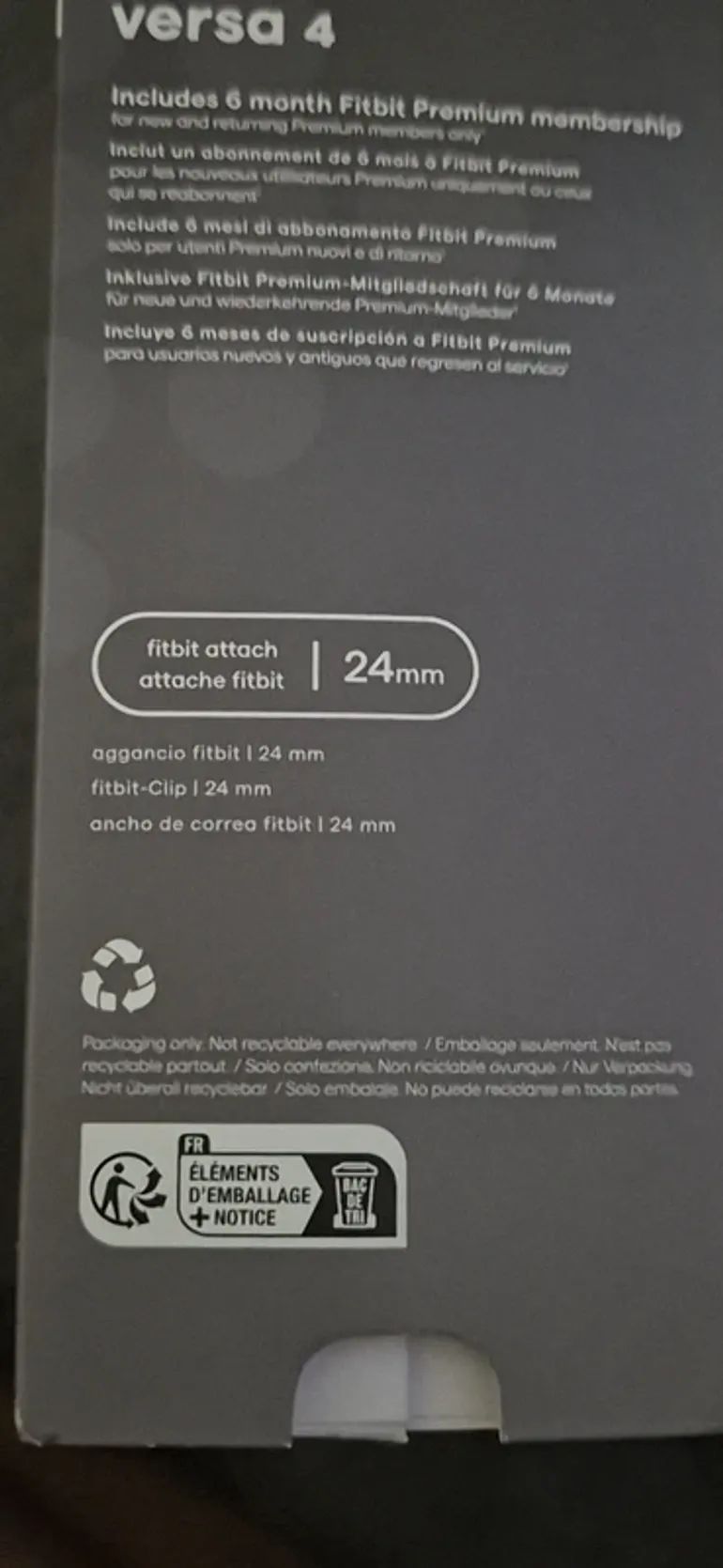 Tweedehands Fitbit Versa 4 bike — afbeelding 3 van 3