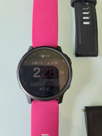 Brugt Garmin Fenix 6s Sapphire bike