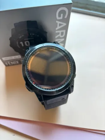 Garmin Fenix 7X Sapphire Solar bike d'occasion — image 2 sur 4