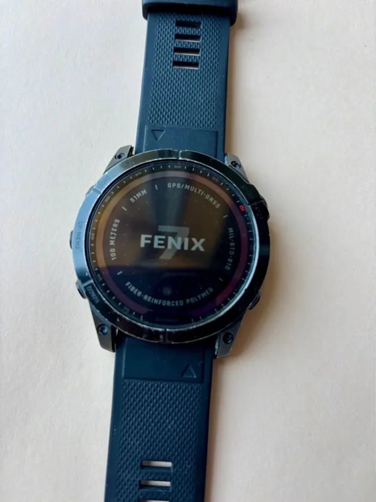 Garmin Fenix 7X Sapphire Solar bike d'occasion — image 4 sur 4