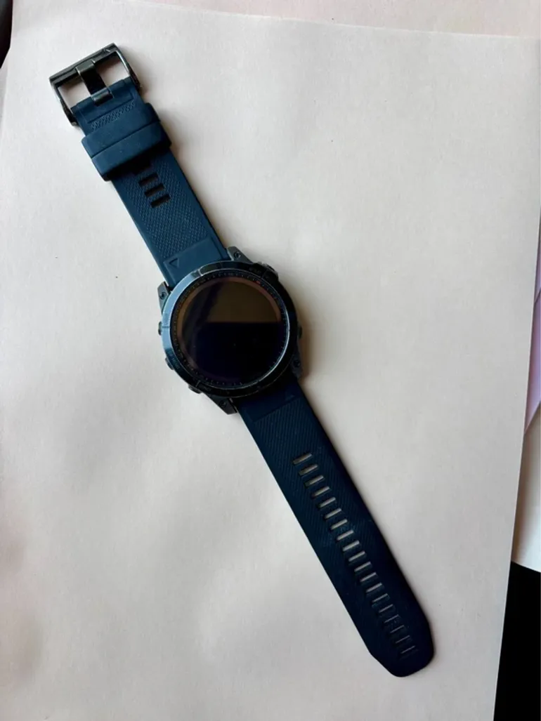 Garmin Fenix 7X Sapphire Solar bike d'occasion — image 3 sur 4