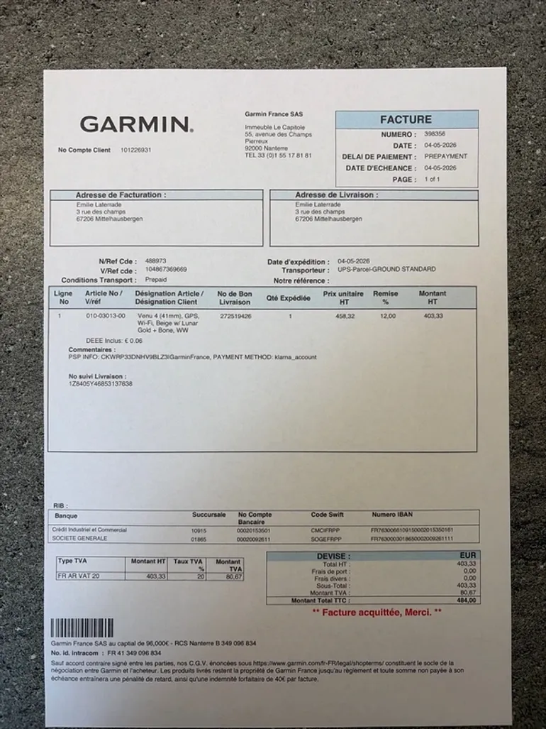 Tweedehands Garmin Venu 4 bike — afbeelding 6 van 6
