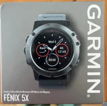 Brugt Garmin Fenix 5x bike