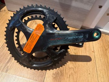 Brugt Campagnolo Super Record Crank Stages Powermeter Drivetrain & Pedals