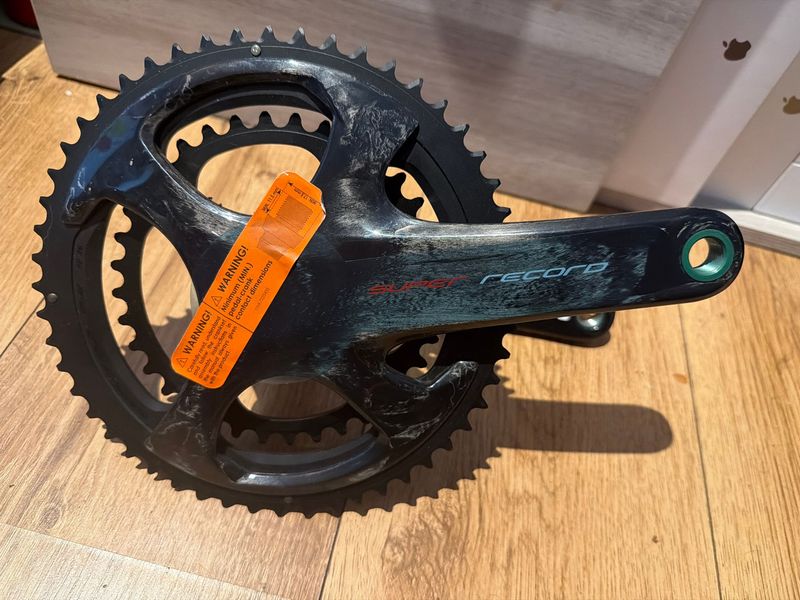 Tweedehands Campagnolo Super Record Crank Stages Powermeter Drivetrain & Pedals