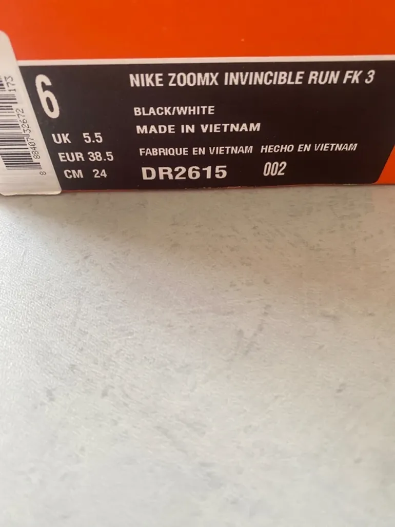 Used Nike Invincible Run FK3 bike — image 8 of 8