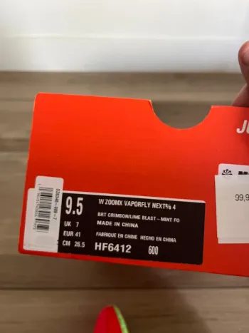 Použité Orange ZoomX Vaporfly Next%4 bike — obrázek 9 z 9