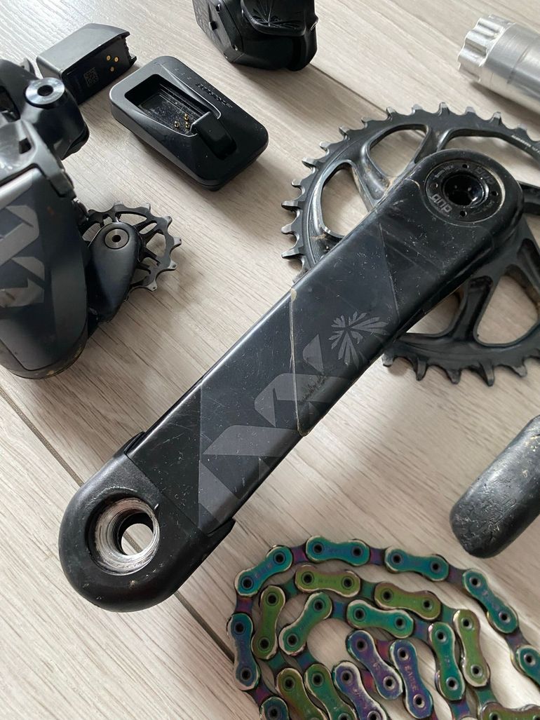 Sram FULL XX1 RAINBOW AXS GROUPSET 2025 bike usato — immagine 4 di 7