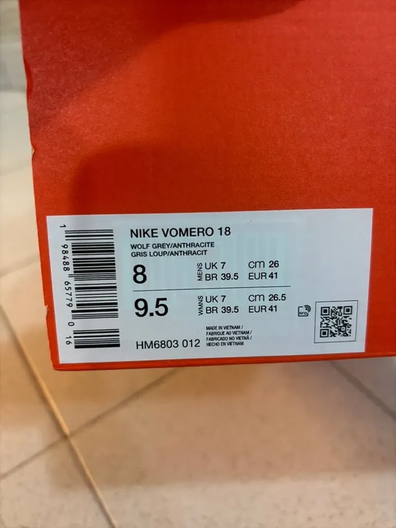 Used Nike Vomero 18 bike — image 8 of 8