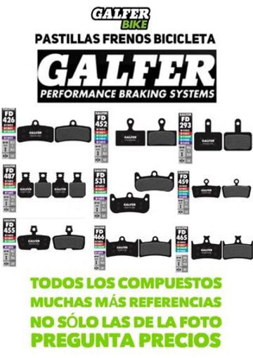 Used Galfer G1053, G1652, G1851, G1554T, G1455 2026 Brakes