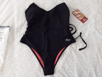 Siroko Padded One-Piece Swimsuit IBZ Evoke Black New Watersport Clothing usato