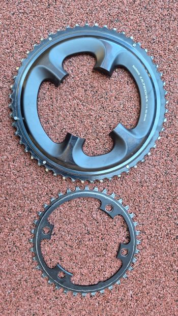 Použité Shimano Ultegra 11v 52-36 Chainrings Drivetrain & Pedals