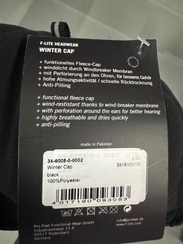 Brugt F-lite Winter Cap bike — billede 2 af 3
