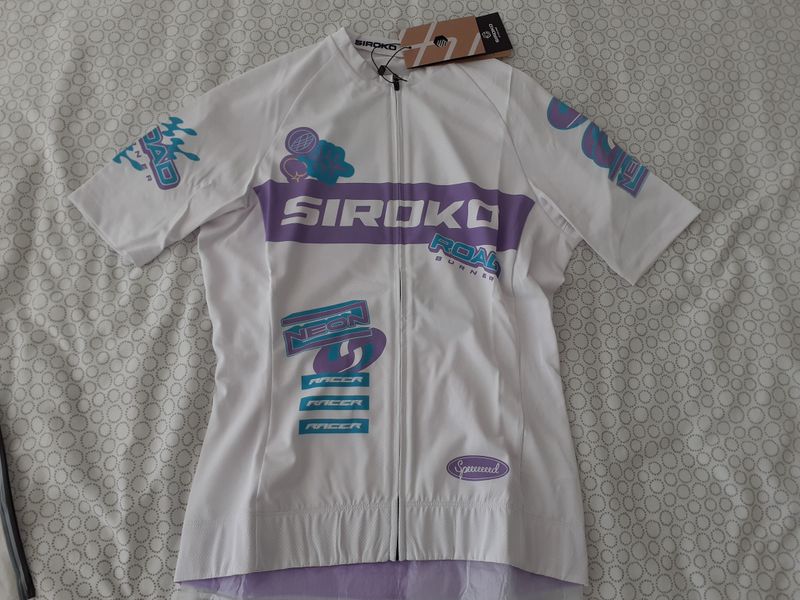 Used Siroko Cycling Jersey M8-W NRC White Women New Cycling Clothing