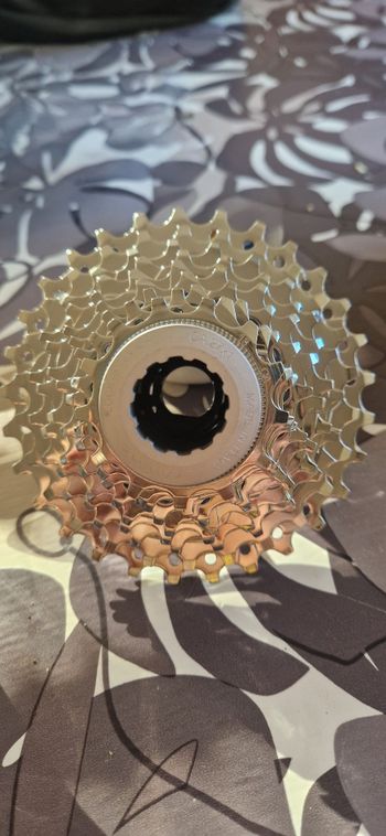 Miche Campagnolo 9v 13/29 Cassette Drivetrain & Pedals usato