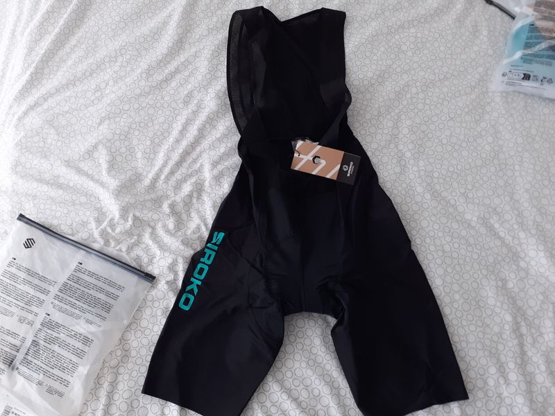 Used Siroko Cycling BibShorts BX Neon Riders Black New Cycling Clothing