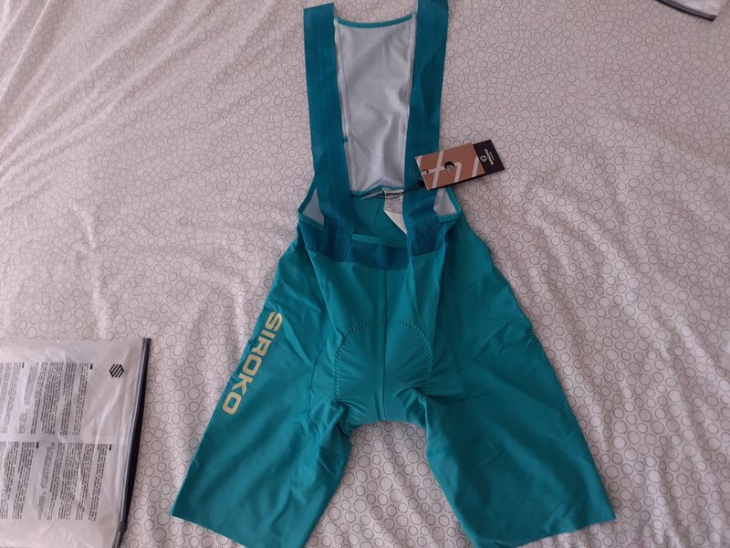 Used Siroko Cycling BibShorts BX Neon Riders Green New Cycling Clothing
