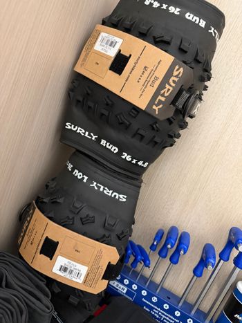Used Surly Bud and Lou Tires Tyres & Tubes