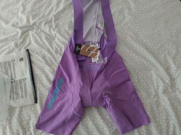 Brugt Siroko Cycling BibShorts BX-W Neon Riders Purple Woman New Cycling Clothing