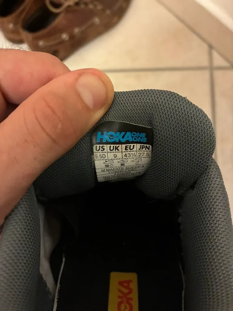 Used Scarpa Hoka Trail Running Shoes bike — image 4 of 4