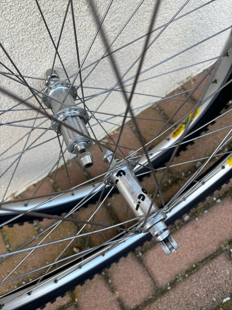 Used pmp Titanium CNC MTB Vintage Wheelset 1995 Wheels