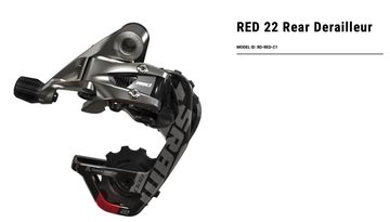 Käytetty Sram RED 22 Rear Derailleur Drivetrain & Pedals